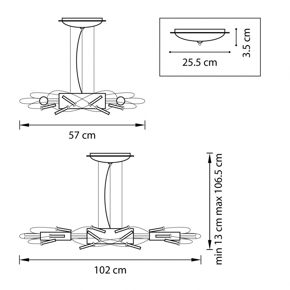 Lightstar (SD1165/24) Люстра OVALE 24х20W G4  ХРОМ (в комплекте) Lightstar (SD1165/24) Люстра OVALE 24х20W G4  ХРОМ (в комплекте)