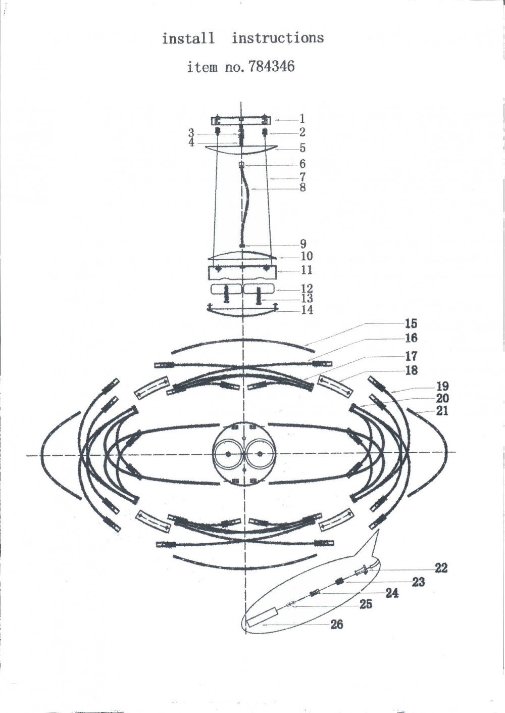 Lightstar (SD1165/24) Люстра OVALE 24х20W G4  БЕЛЫЙ (в комплекте) Lightstar (SD1165/24) Люстра OVALE 24х20W G4  БЕЛЫЙ (в комплекте)